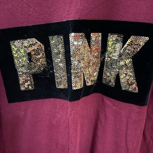 Pink Victoria Secret long sleeve shirt